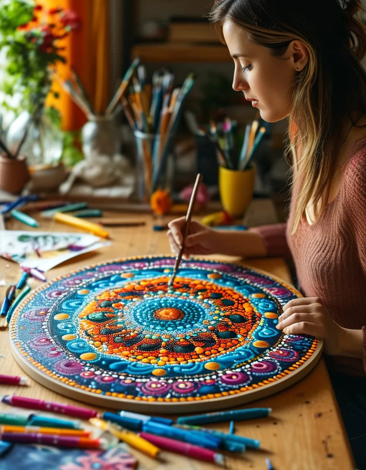 Mandala Drawing for Anxiety: How This Repetitive Pattern Practice Calms a Racing Mind