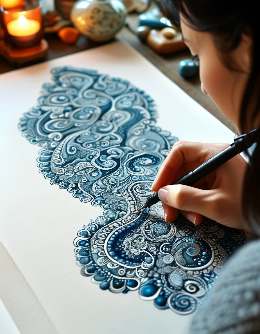 Zentangle: The Structured Doodling Method Built Specifically for Anxious Minds