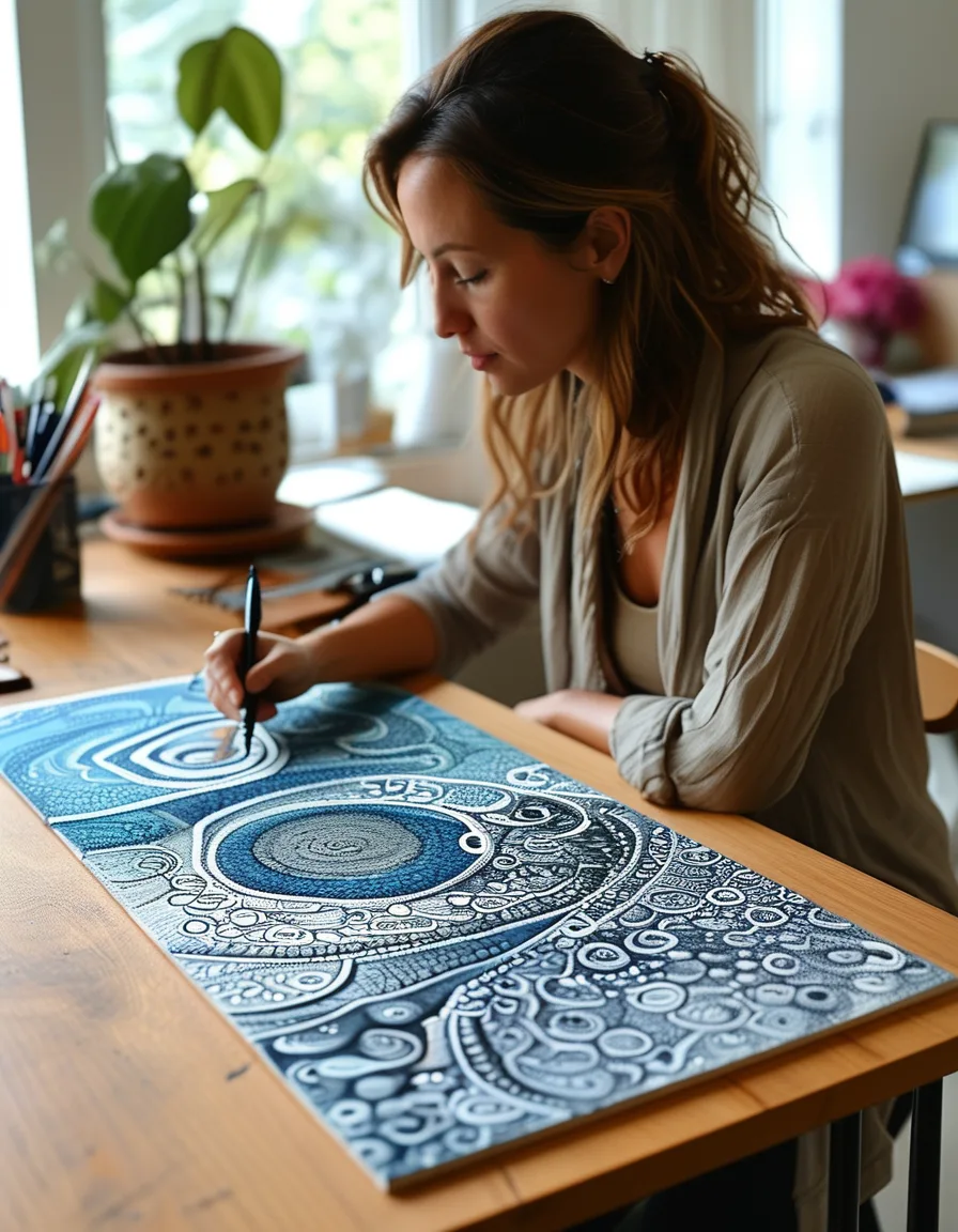 Zentangle: The Structured Doodling Method Built Specifically for Anxious Minds